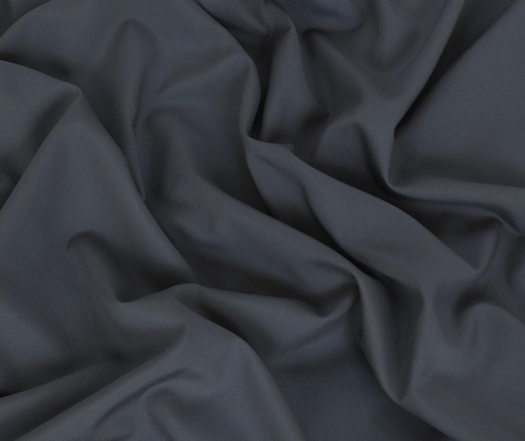 Men Grey Wash & Wear Plain Suit Fabric 4m Gul Ahmad