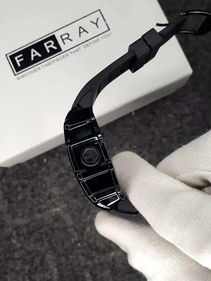 FARRAY Premium Skeleton Sports Watch- luxury Matte Black Edition