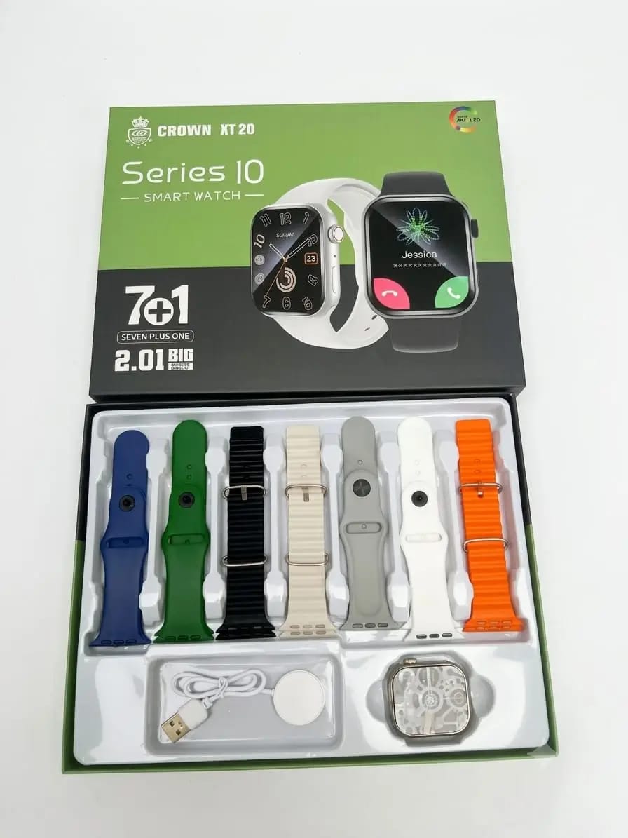 Crown XT20 Series 0 Smart Watch-2.0" Super AMOLED Infinite Display|