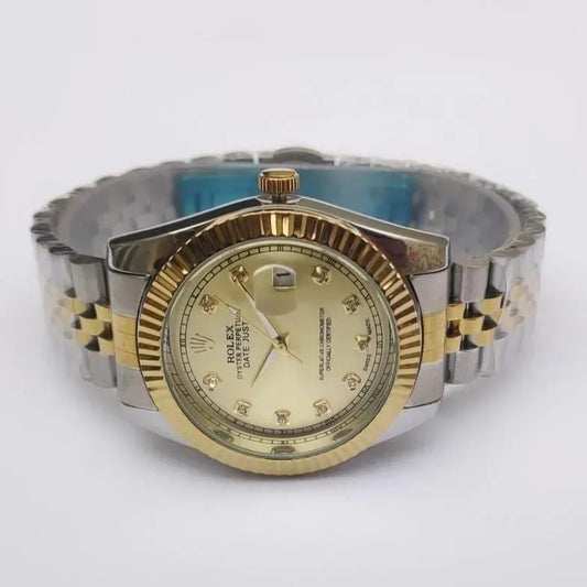 Rolex Gold Tonic Dial Watch For Men