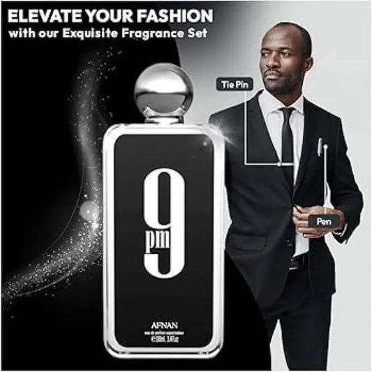 9 Pm Afnan Citrus Perfume 100ML Men Black