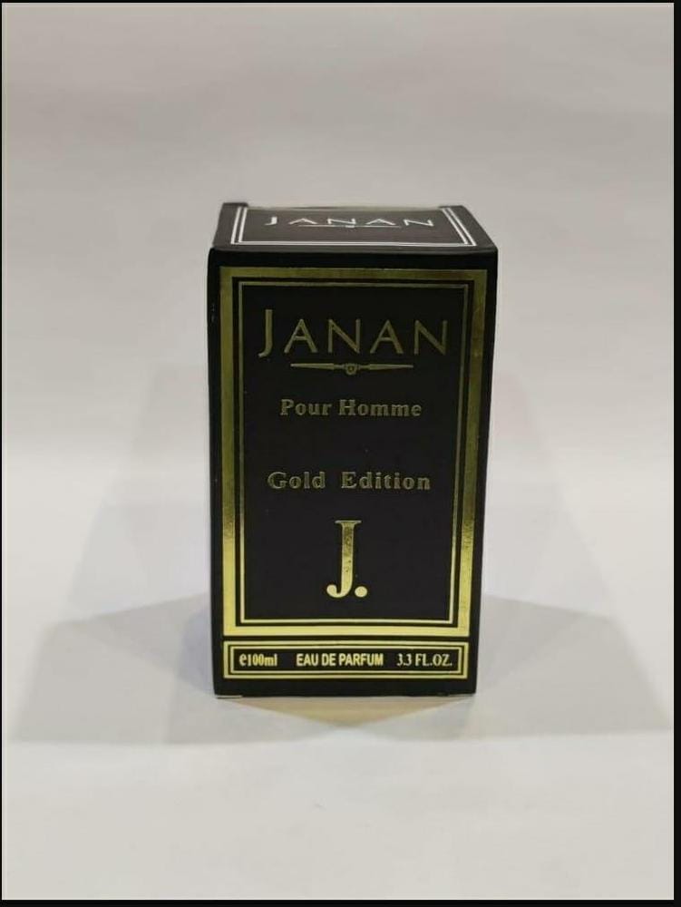 Janan Pour Homme Gold Edition 100ML Glass Bottle