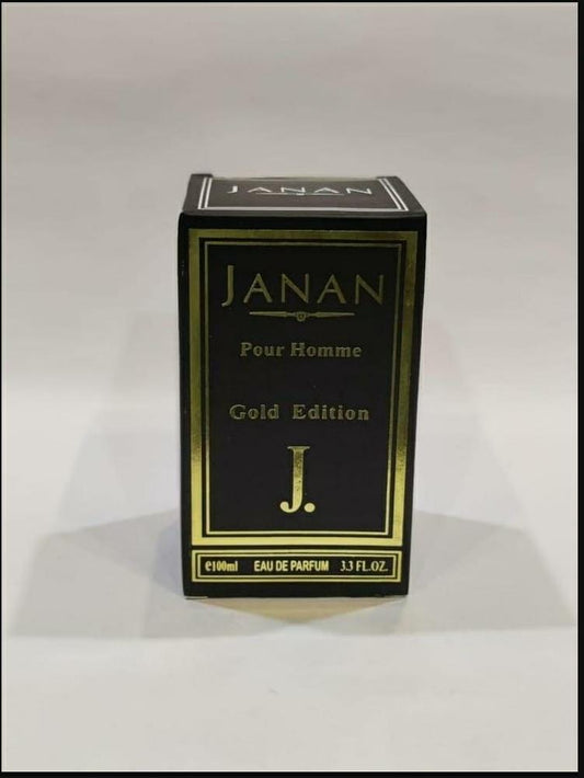 Janan Pour Homme Gold Edition 100ML Glass Bottle