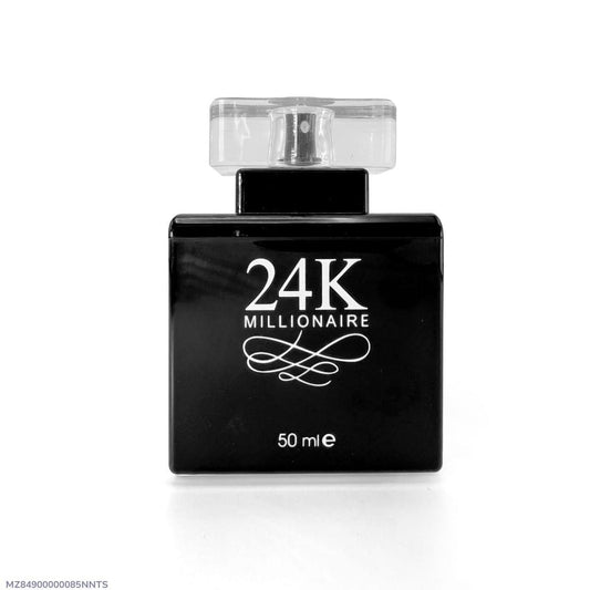 24K Millionaire Perfume For Men Black Bottle 50ML