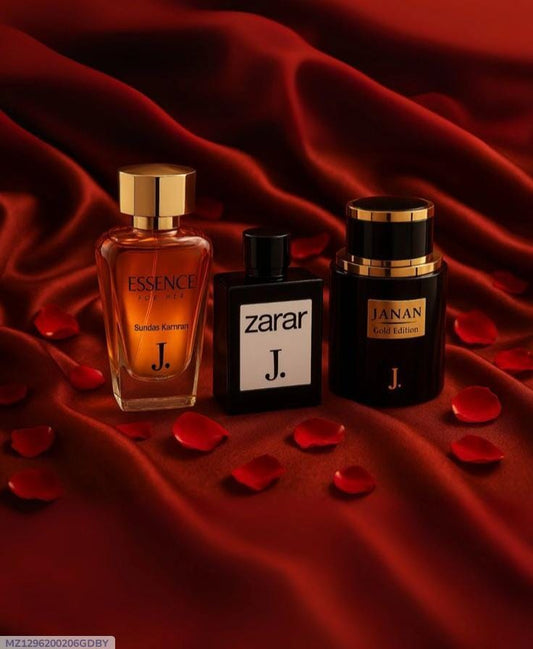 Unisex Perfume Set 3Pcs 100ML Sweat Resistance Bay Leaf Oil