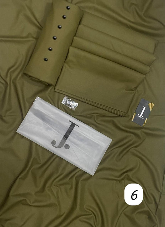 Men Wash & Wear Brown Suit Plain Brown