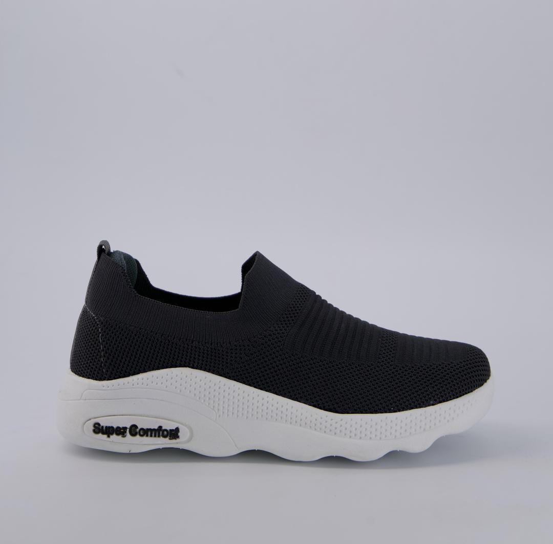 Men's Sketchers EVA Walking Shoes Dark Grey