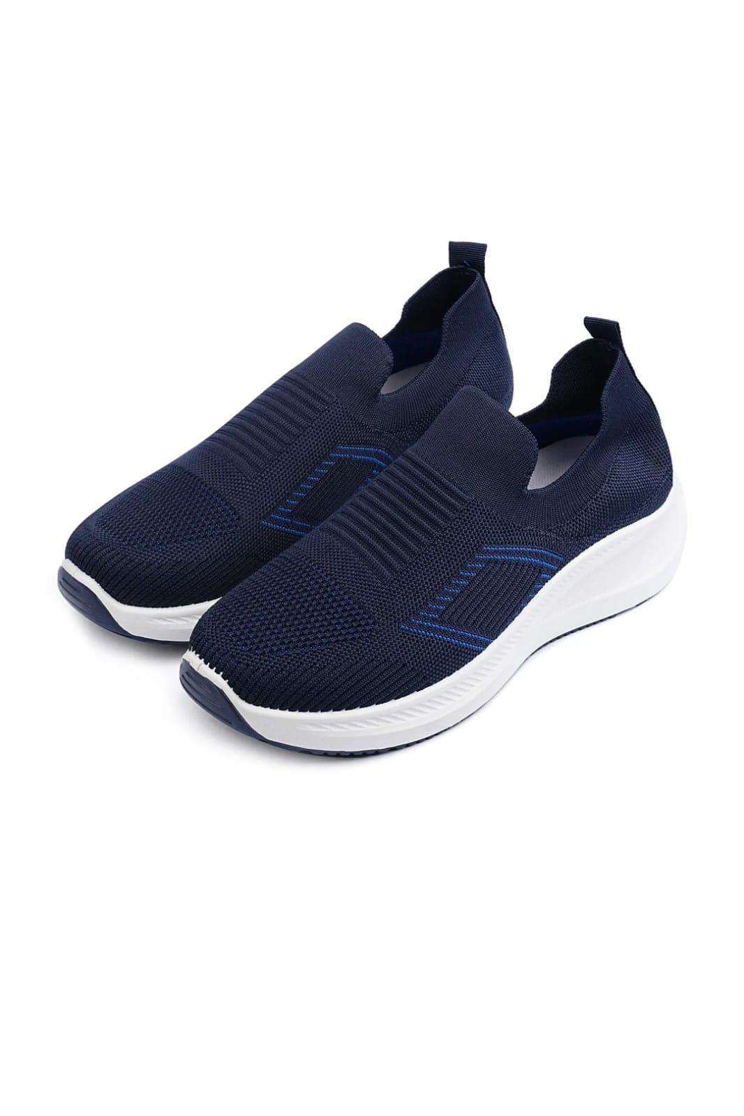 Premium Quality Blue Slip-On Shoes For Daily Wear