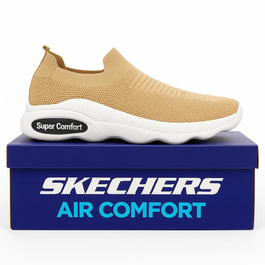 Men's Beige EVA Casual Sneakers