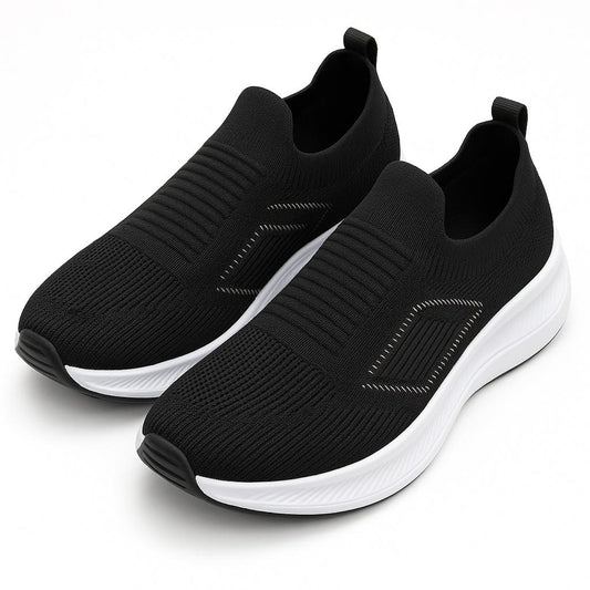 Black Casual Sketchers Shoes For Men's