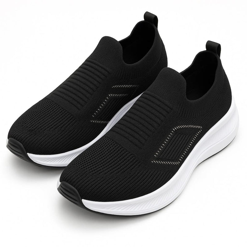 Black Casual Sketchers Shoes For Men's