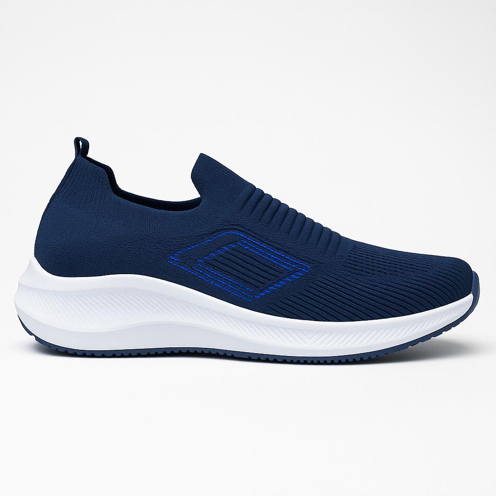 Premium Quality Blue Slip-On Shoes For Daily Wear