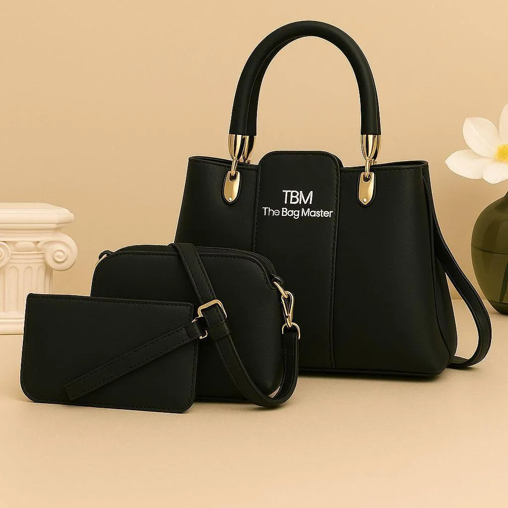 TBM 3 Pcs Handbags Set for Women's