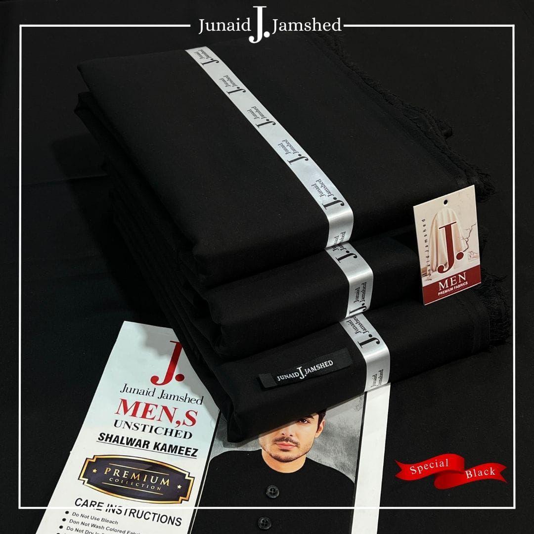 Men's Unstitched Boski Suit Black