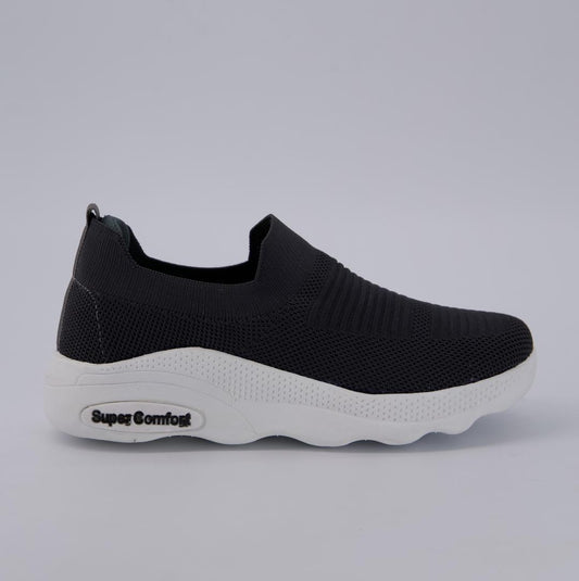 Men's Sketchers EVA Walking Shoes Dark Grey
