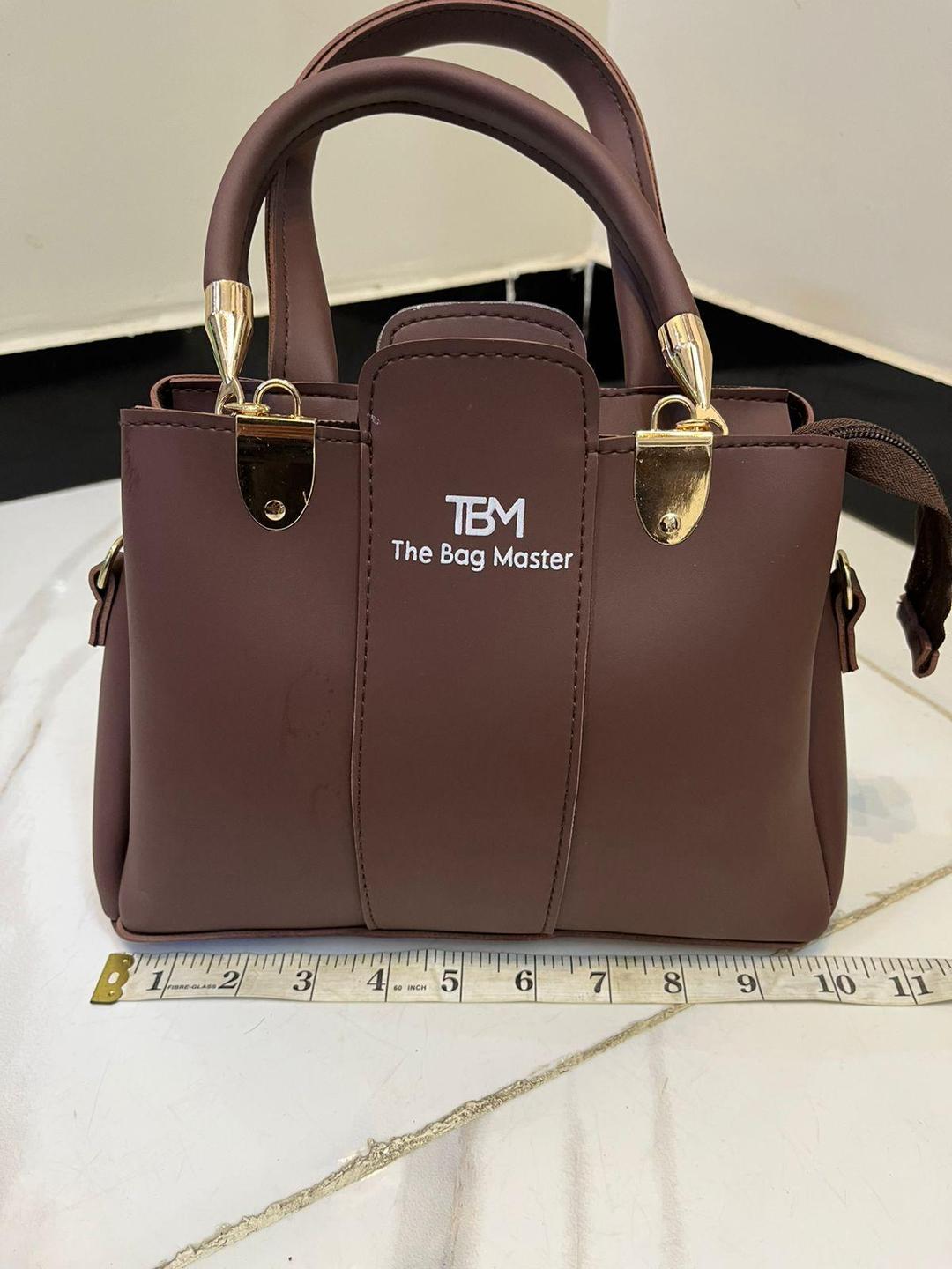 3 Pcs Handbags Set With Gold Hardware