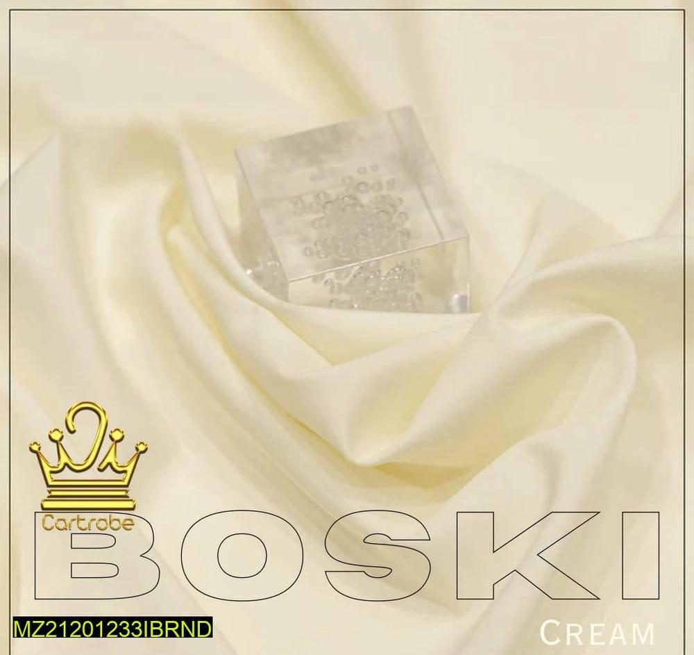Boski Plain Suit Cream Unstitched