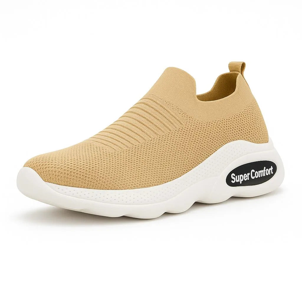 Men's Beige EVA Casual Sneakers