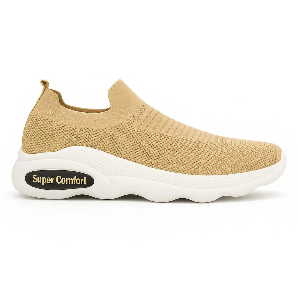 Men's Beige EVA Casual Sneakers